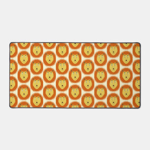 Leo Star Sign Lion Birthday Patterned Desk Mat