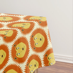 Leo Star Sign Lion Birthday Patterned Tablecloth