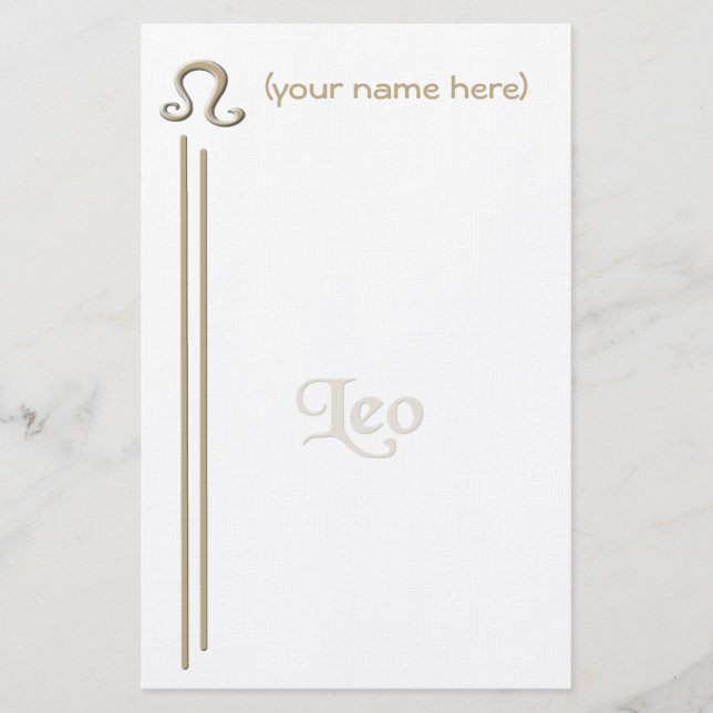 Leo Stationery (Front)