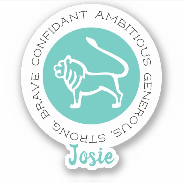 Leo Sticker (Front)