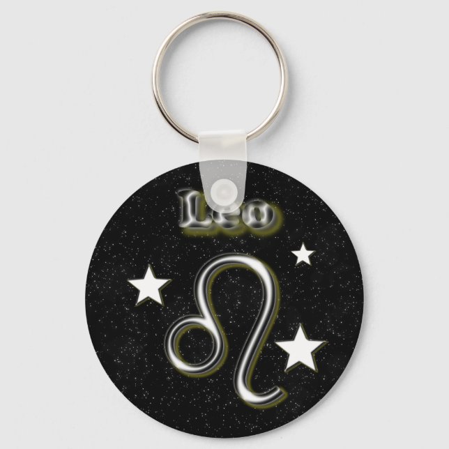Leo symbol keychain (Front)