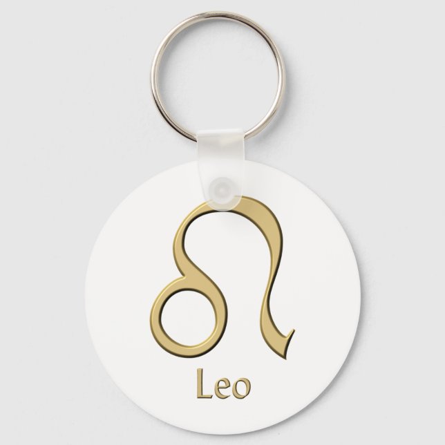 Leo symbol keychain (Front)