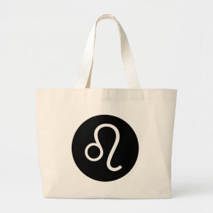 Leo Symbol Large Tote Bag