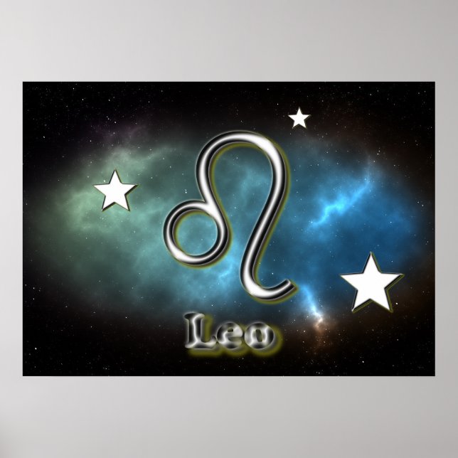 Leo symbol poster (Front)