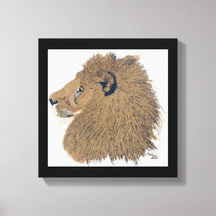 leo the lion canvas print