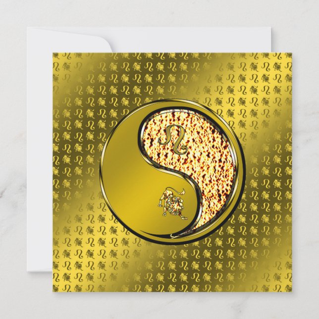 Leo the Lion Card (Front)