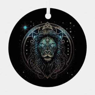Leo the Lion Metal Ornament