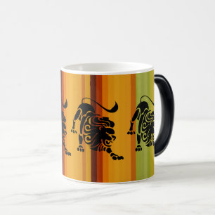 Leo The Lion – Powerful Zodiac Symbol Silhouette  Magic Mug