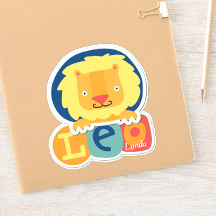 Leo the Lion Zodiac Contour