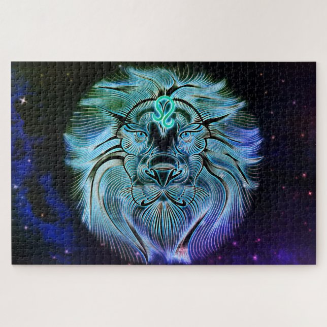 leo the lion zodiac puzzle (Horizontal)