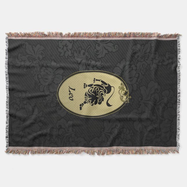 Leo Throw Blanket (Front)