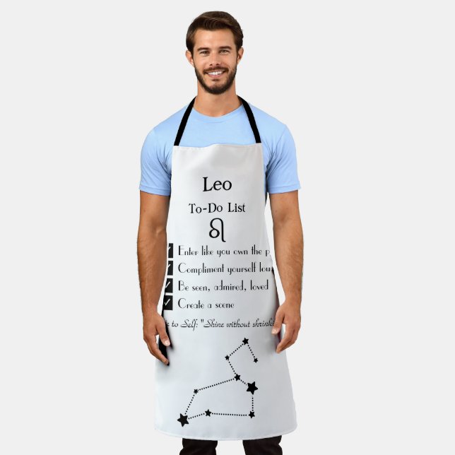 Leo – To-Do List Apron (Worn)