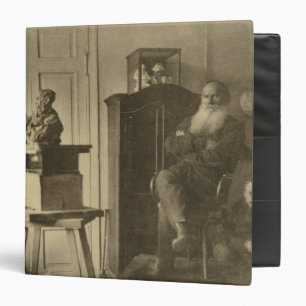 Leo Tolstoy and the sculptor Prince Paolo Binder