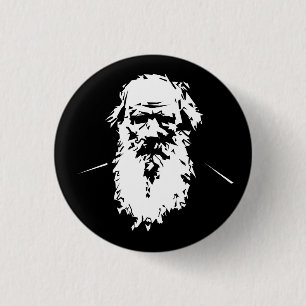 Leo Tolstoy - portrait 1 Inch Round Button