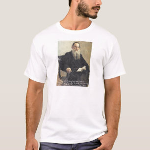 Leo Tolstoy "War Is Unjust" Wisdom Quote Gifts T-Shirt