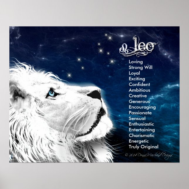 Leo Traits Poster (Front)