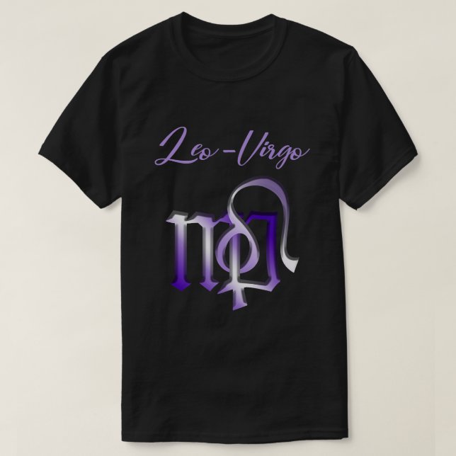 Leo Virgo Cusp Zodiac Horoscope 1 T-Shirt (Design Front)