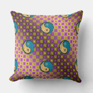 Leo & Water Boar Throw Pillow