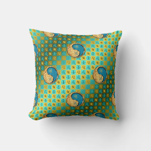 Leo & Water Dog Throw Pillow