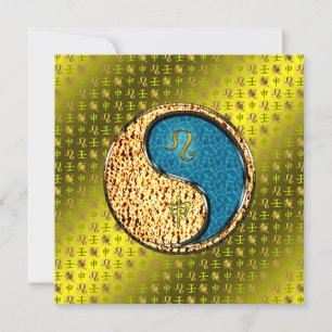 Leo & Water Monkey Card