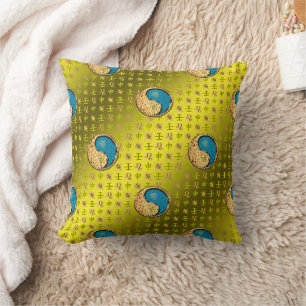 Leo & Water Monkey Throw Pillow