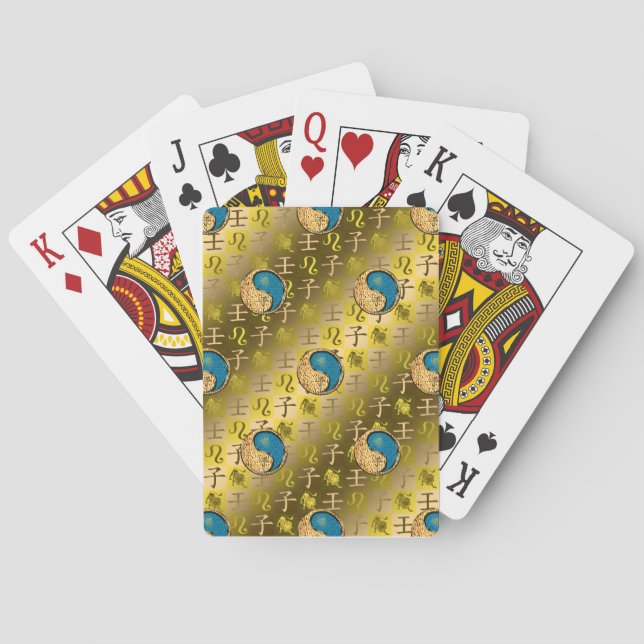 Leo & Water Rat Playing Cards (Back)