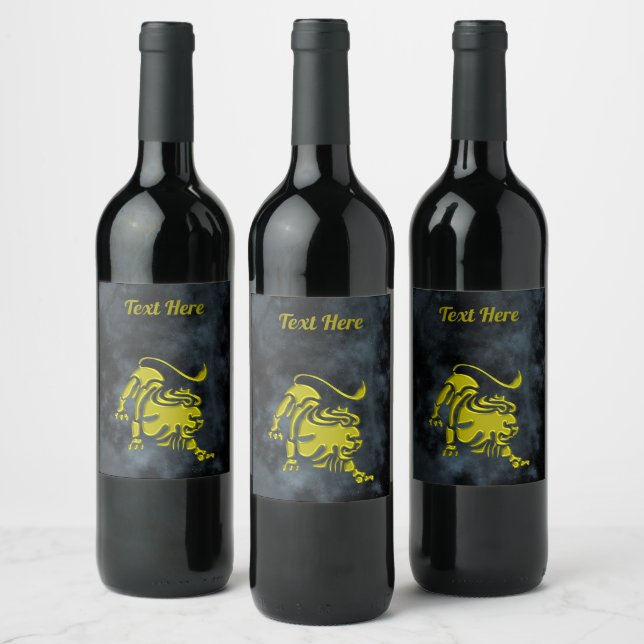 Leo Wine Label (Bottles)