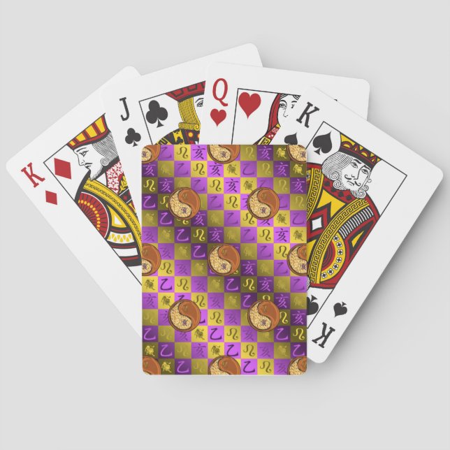 Leo & Wood Boar Playing Cards (Back)
