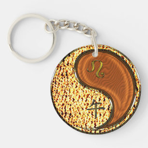 Leo & Wood Horse Keychain