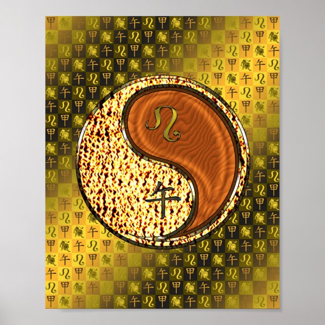 Leo & Wood Horse Poster (Front)