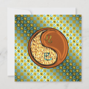 Leo & Wood Snake Card