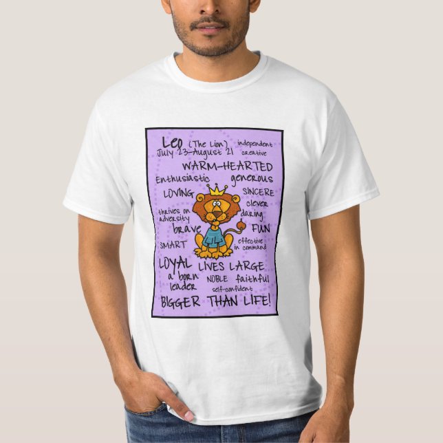 leo wordcloud shirt (Front)