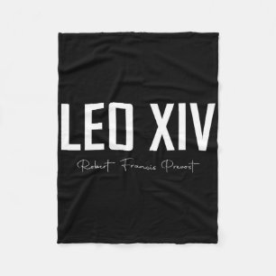 Leo Xiv Fleece Blanket