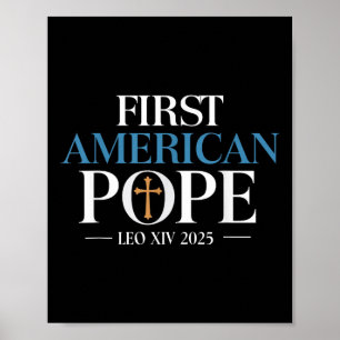 Leo Xiv The First American Pope Poster
