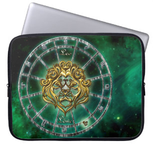 Leo Zodiac Astrology design Laptop Sleeve