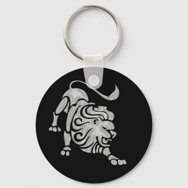 Leo Zodiac Astrology Keychain (Front)