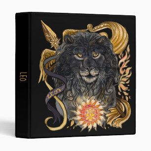 Leo Zodiac Binder