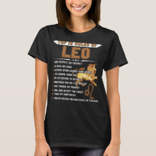 Leo Zodiac Birthday Gift Top 10 Rules Of Leo Gift