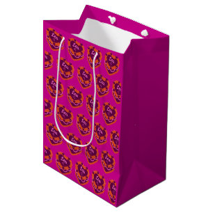 Leo Zodiac Coquette Heart Birthday Cake Medium Gift Bag
