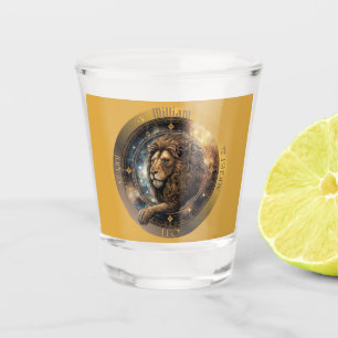 Leo Zodiac Customizable  Shot Glass