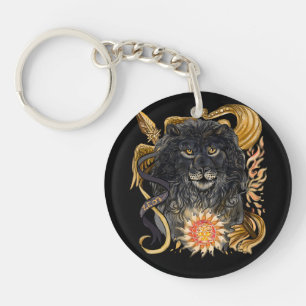 Leo Zodiac Keychain