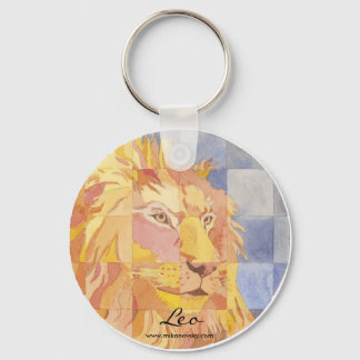 Leo Zodiac Keychain