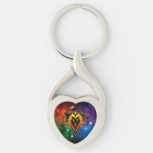 Leo Zodiac Keychain Astrology Gift