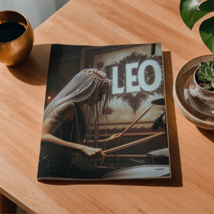 Leo Zodiac Musician Drums Decoupage  Tissue Paper