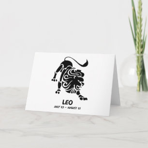 Leo Zodiac notecards