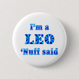 Leo Zodiac Sign 2 Inch Round Button