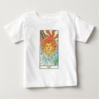 Leo Zodiac Sign Abstract Art Vintage