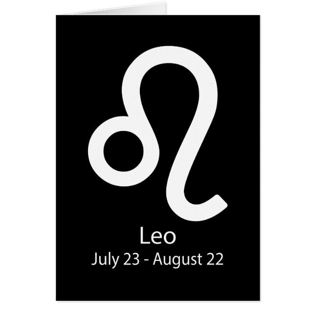 Leo Zodiac sign Astrology (Front)