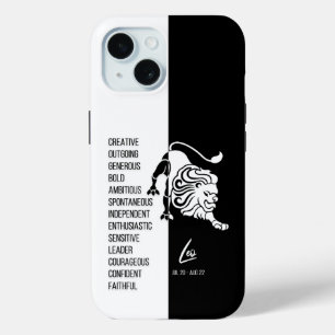 Leo Zodiac Sign iPhone 15 Case