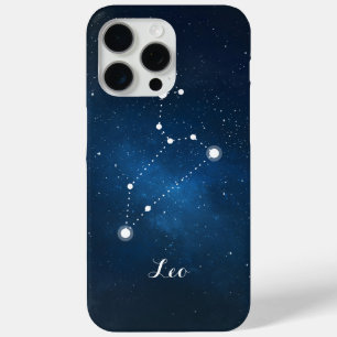 Leo Zodiac Sign Constellation iPhone 15 Pro Max Case